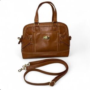 B.O.C Born Concept Crossbody Purse Bag Handbag Medium Brown Adjustable Leather